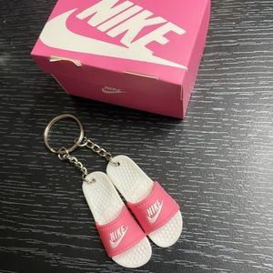 Pink Nike Mini Slides